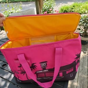Trader Joe’s Pink and Orange Limited Edition Insulated Cooler Bag